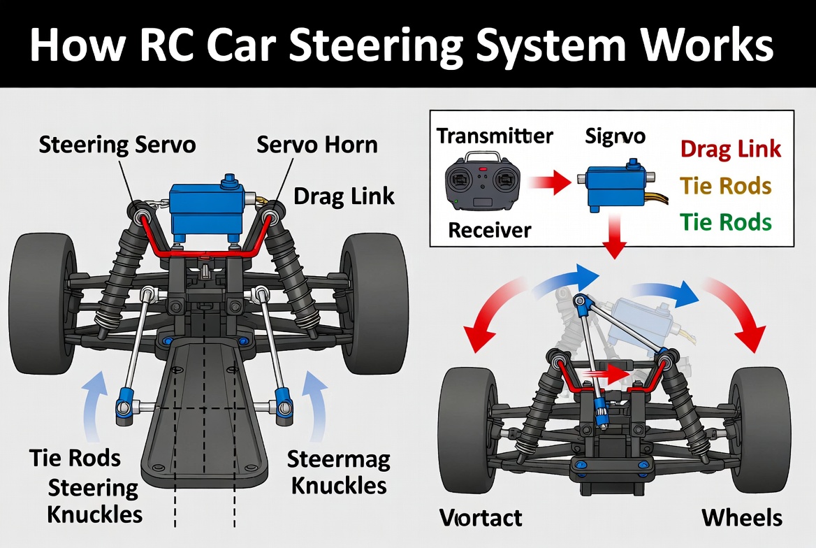 How RC Car Steering System Works