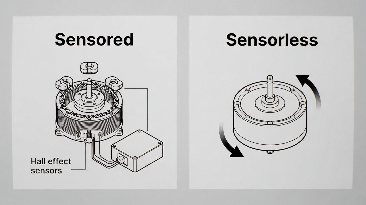 Sensored vs Sensorless Brushless Motor