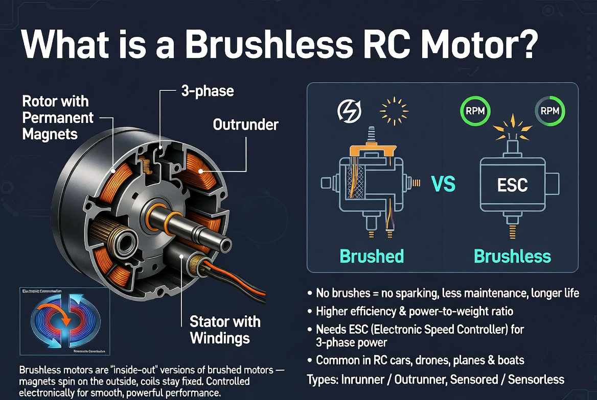What Is a Brushless RC Motor