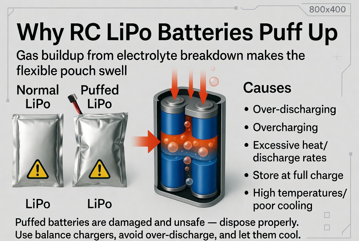 Why RC Batteries Puff Up