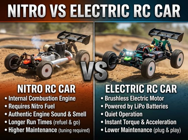 Nitro vs Electric RC Cars