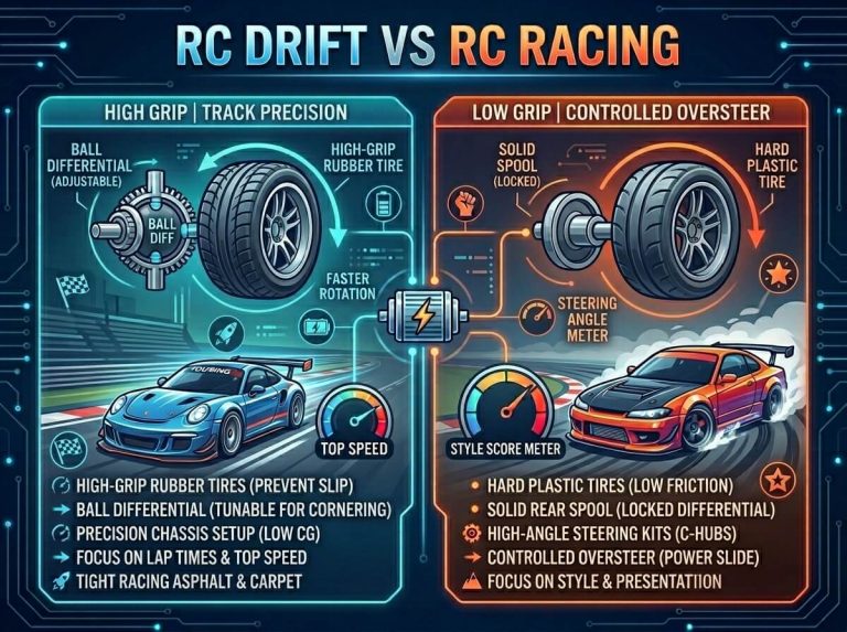 RC Drift vs RC Racing