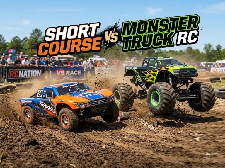 Short Course RC vs Monster Truck RC