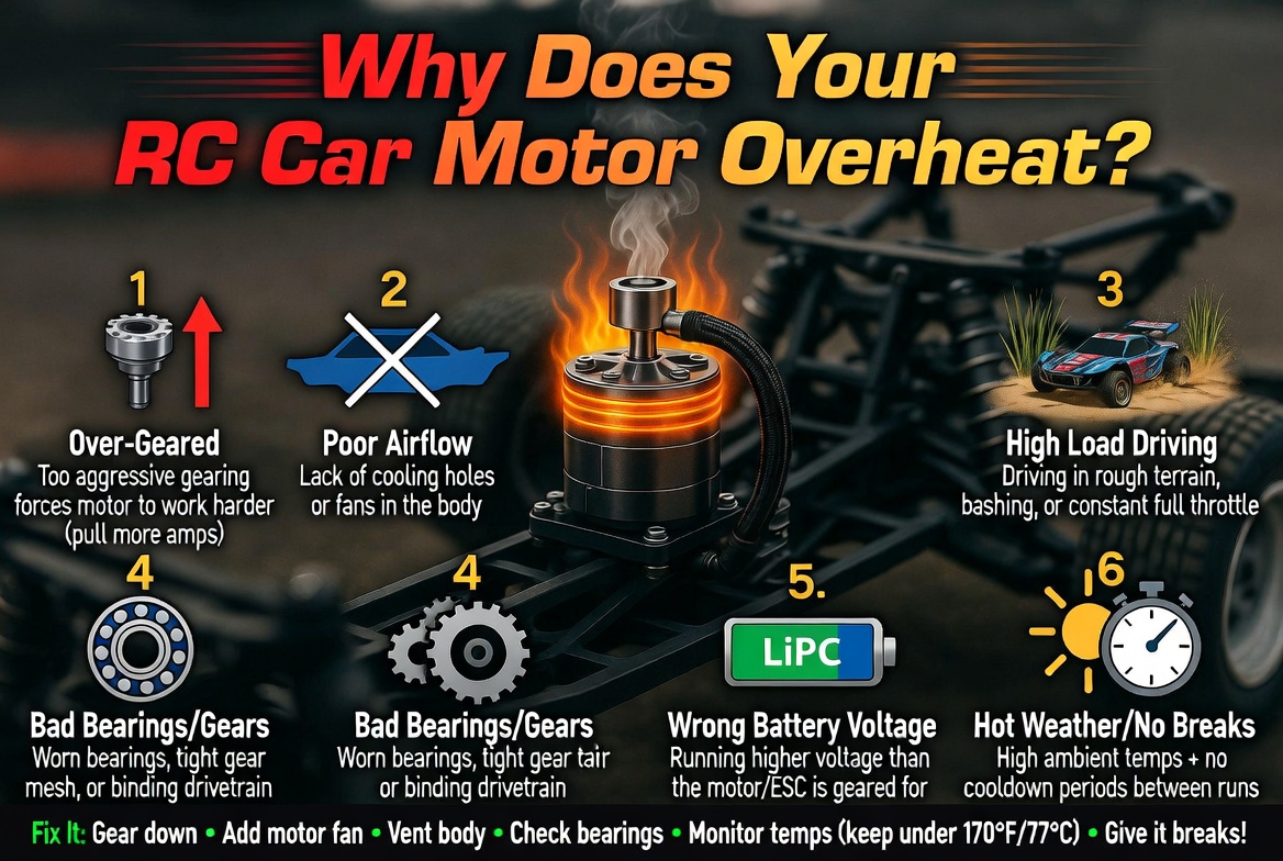 Why Does Your RC Car Motor Overheat
