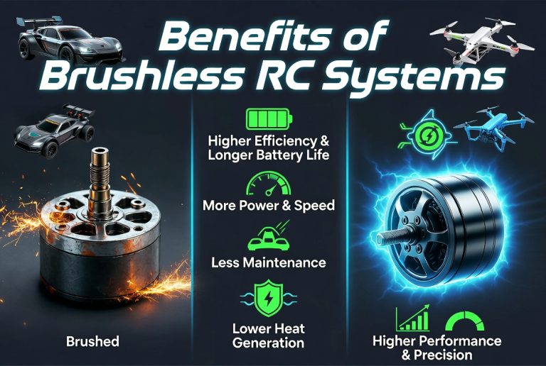 Benefits of brushless RC Systems