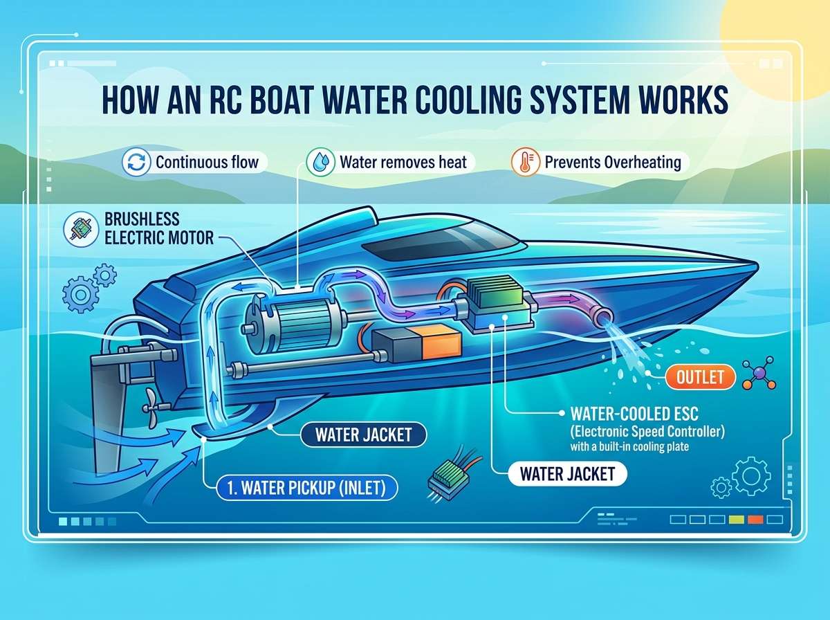 How RC Boat Cooling Systems Work