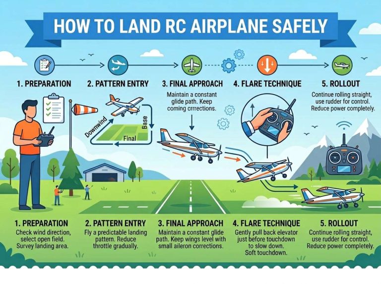 How to Land Your RC Airplane Safely