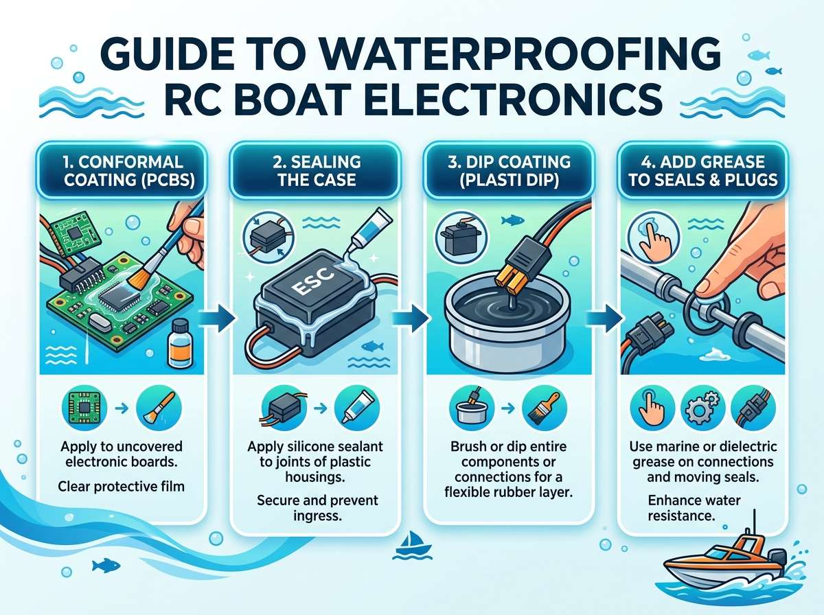 How to Waterproof RC Boat Electronics
