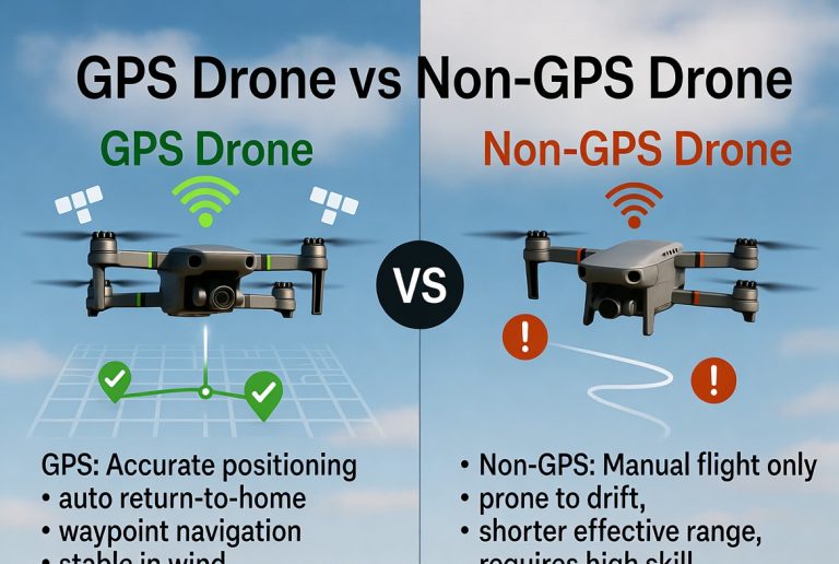 gps drone vs non gps drone