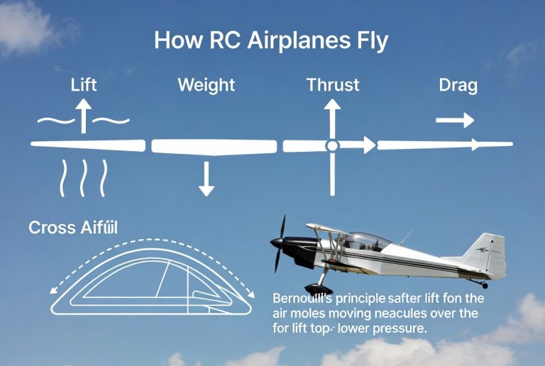 how rc airplanes fly