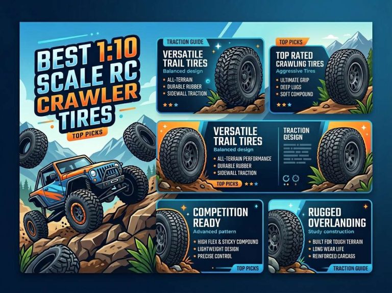 Best 1/10 Scale RC Crawler Tires