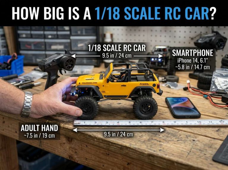 How Big Is a 1:18 Scale RC Car