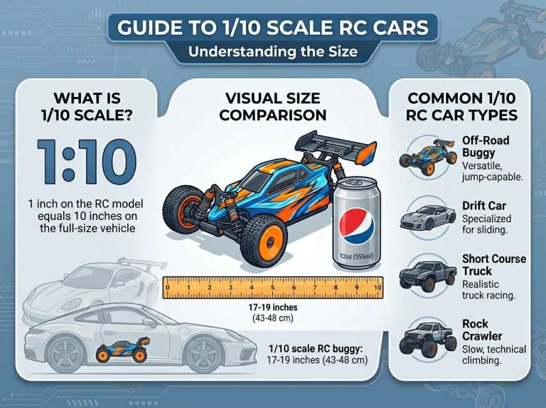 How Big Is a 1/10 Scale RC Car