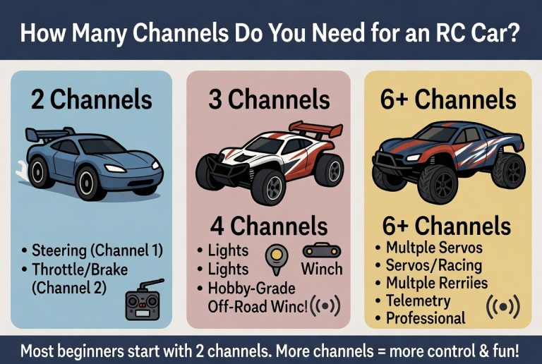 How Many Channels for RC Car