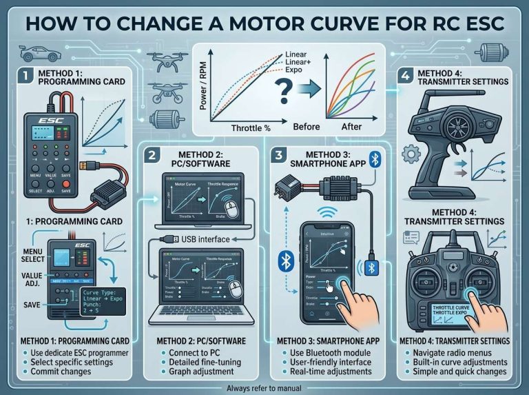 How to Change a Motor Curve for RC ESC