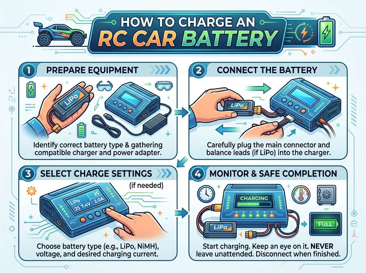How to Charge an RC Car Battery