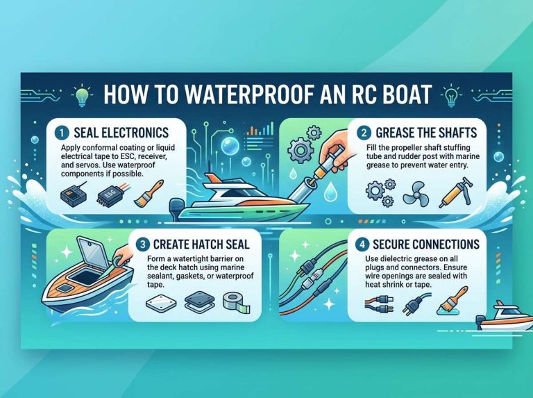 How to Waterproof Your RC Boat
