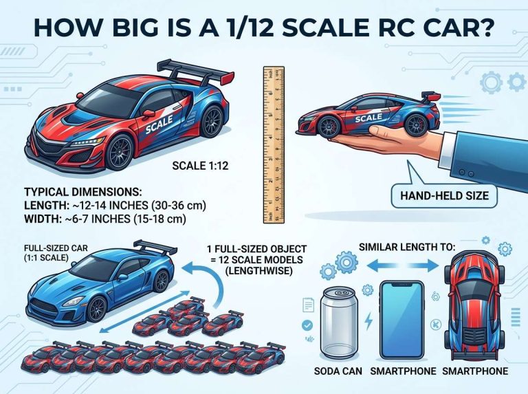 How Big Is a 1:12 Scale RC Car