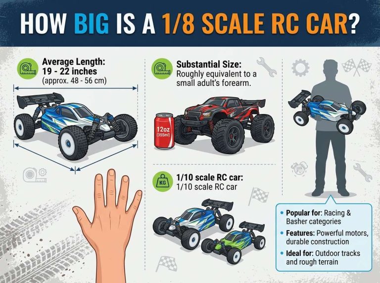 How Big Is a 1/8 Scale RC Car