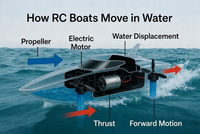 How RC Boats Move in Water