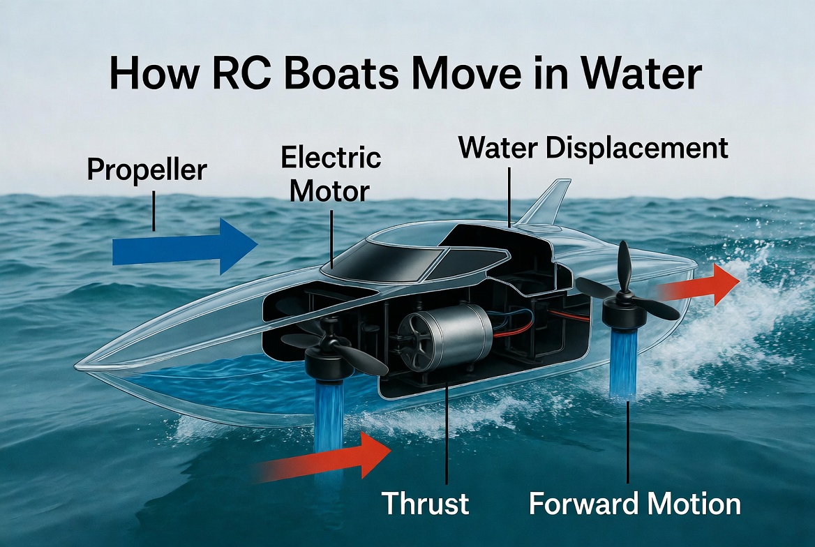 How RC Boats Move in Water