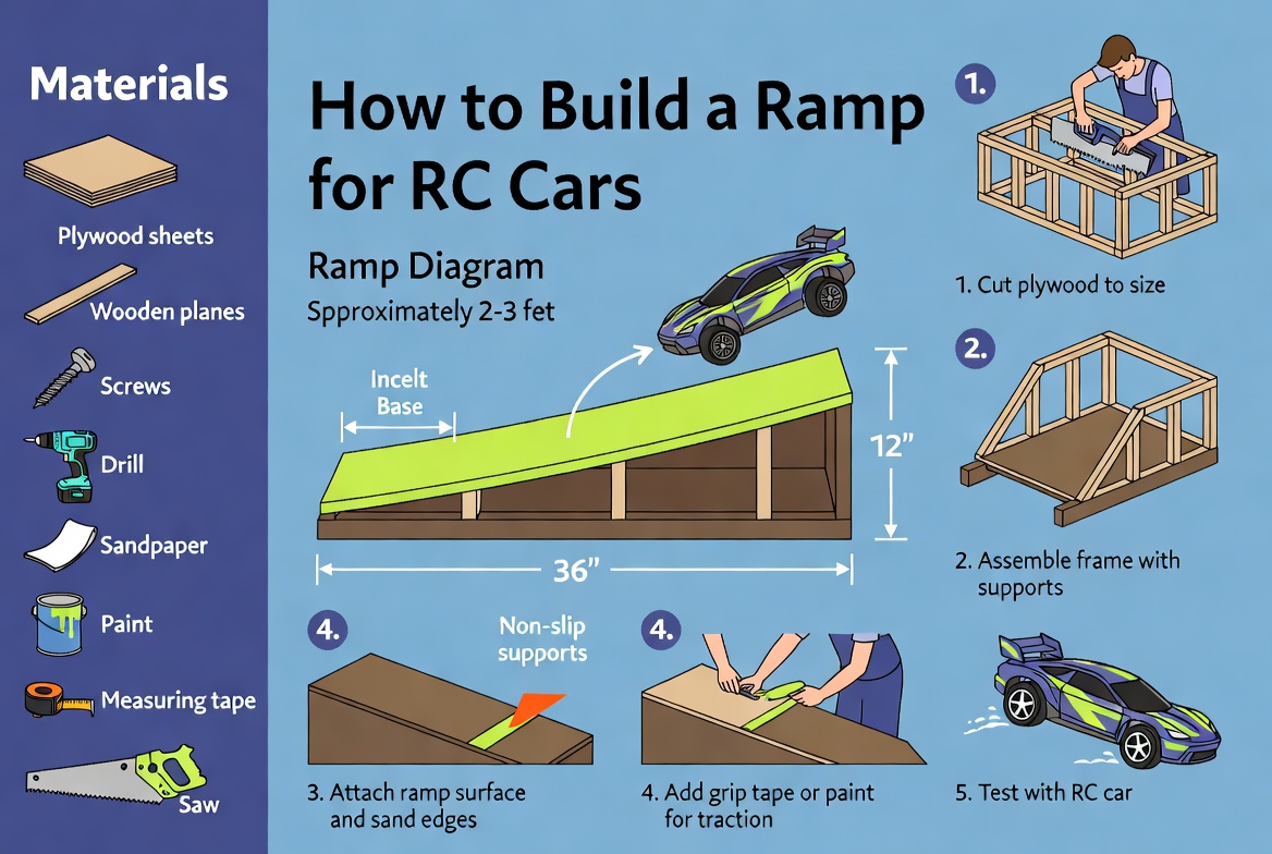 How to Build a Ramp for RC Cars