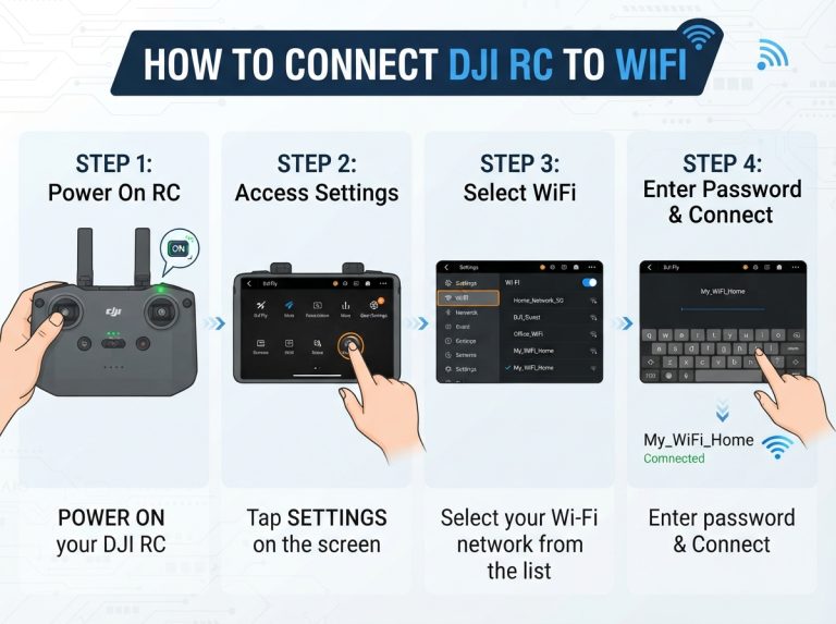 How to Connect DJI RC to WiFi
