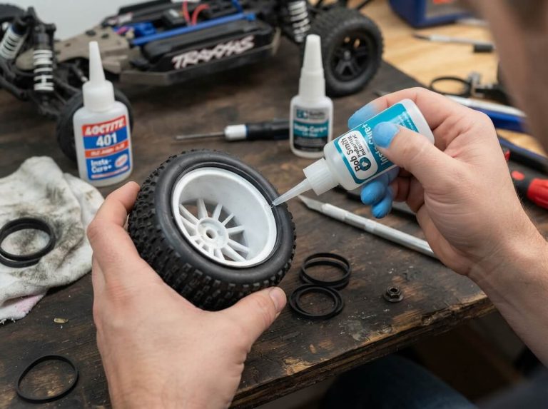 How to Glue RC Car Tires