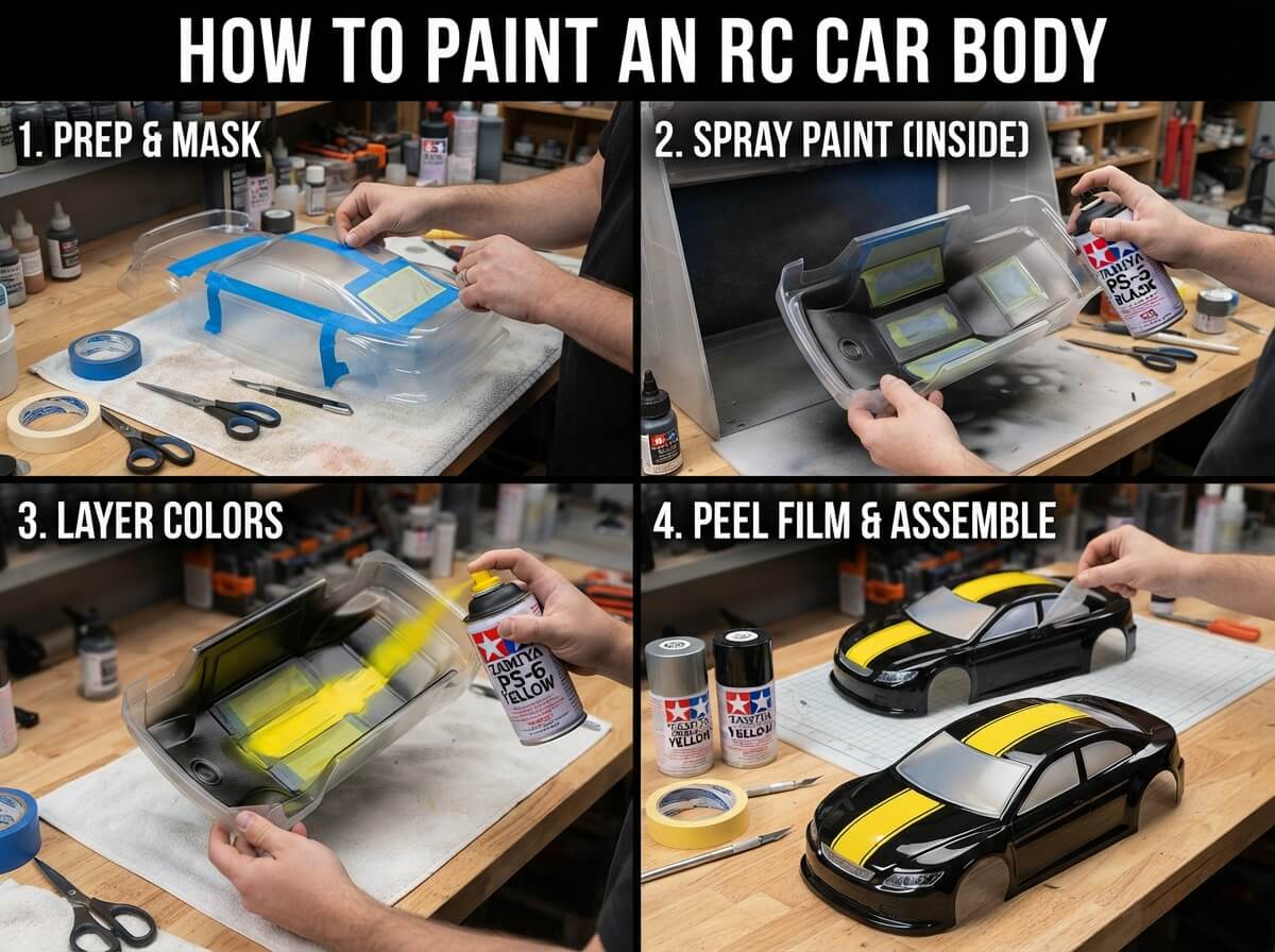 How to Paint an RC Car Body