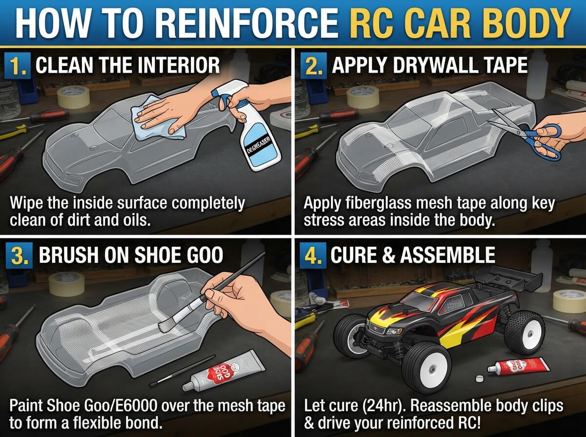 How to Reinforce Your RC Car Body